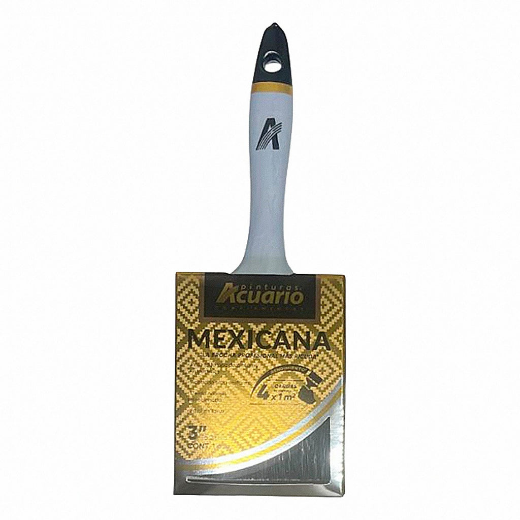 Brocha 3" mexicana artesanal