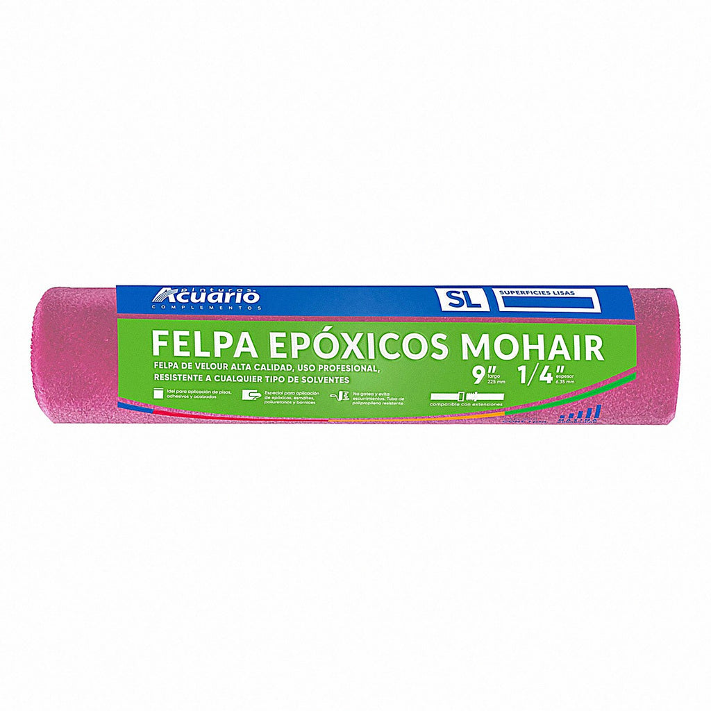 Felpa para rodillo 9" mohair