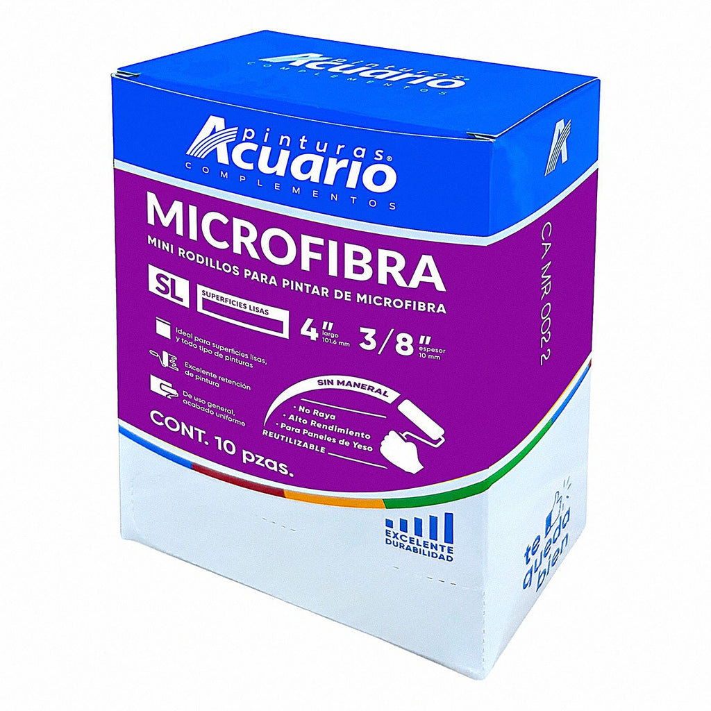 Cajita con 10 mini felpas 4" microfibra