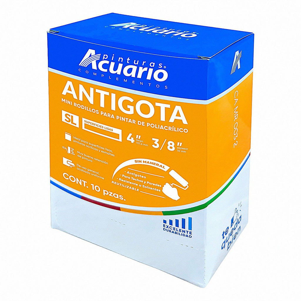 Cajita con 10 mini felpas 4" antigota