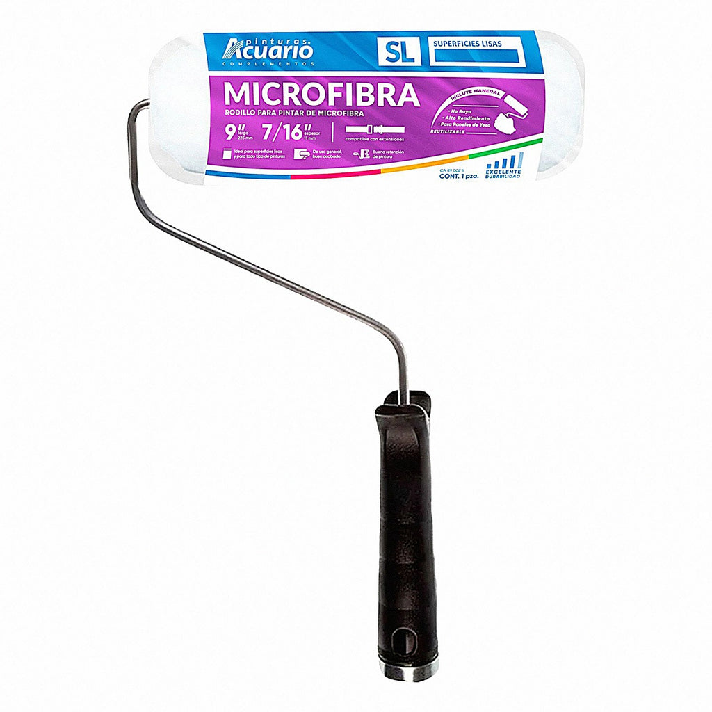 Rodillo microfibra 9" 11 mm