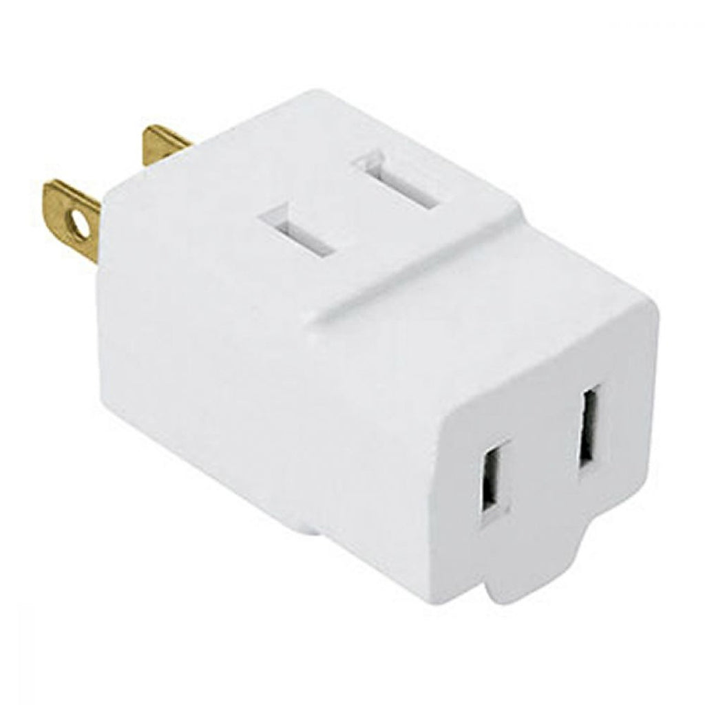 Adaptador de Clavija Plano Blanco