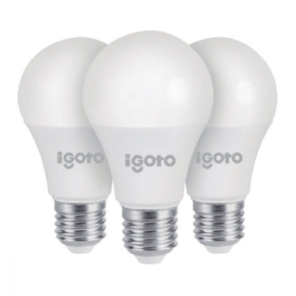 Foco Led 15w Luz Blanca 6500 K Base E27 A19 3pack