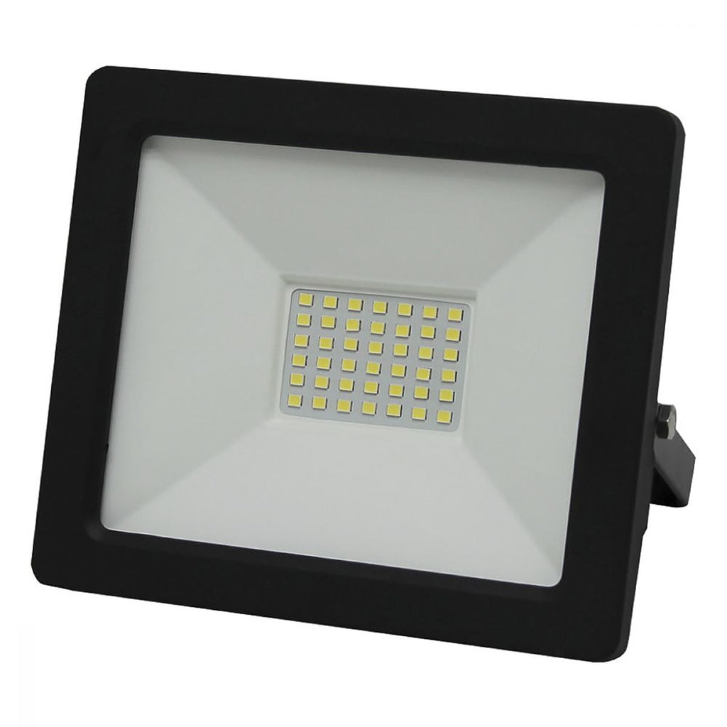 Lámpara Tipo Reflector de Led 30w 1000 Lm 110/240v Marco Negro