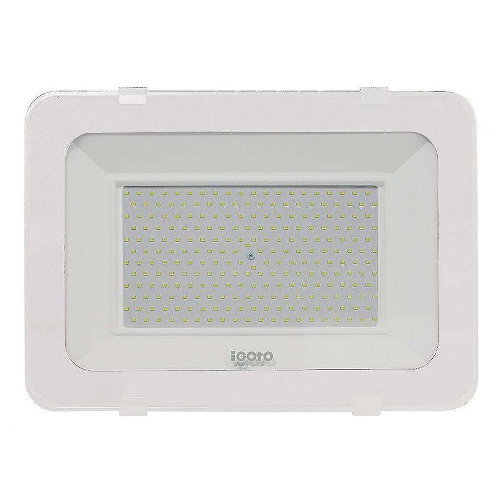 Lámpara Tipo Reflector de Led Luz Fría 200w 100/240v 6500k Marco Blanco