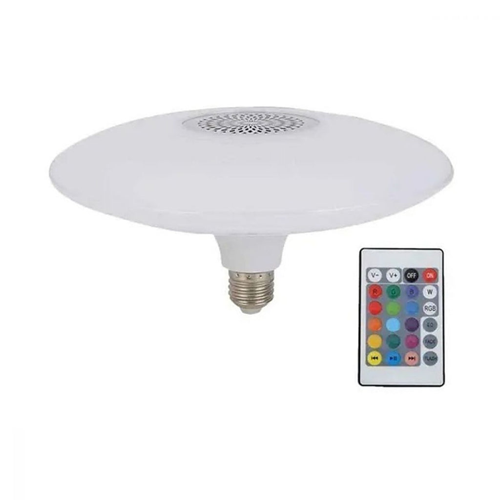 Lámpara Led Rítmica con Bocina Bluetooth Integrada