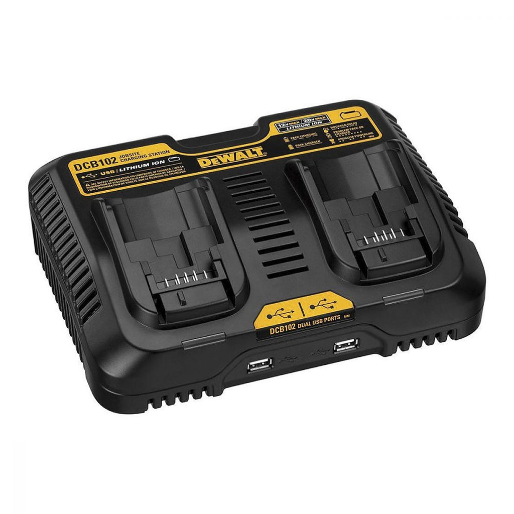 Cargador Doble Rápido DEWALT B2 DCB102