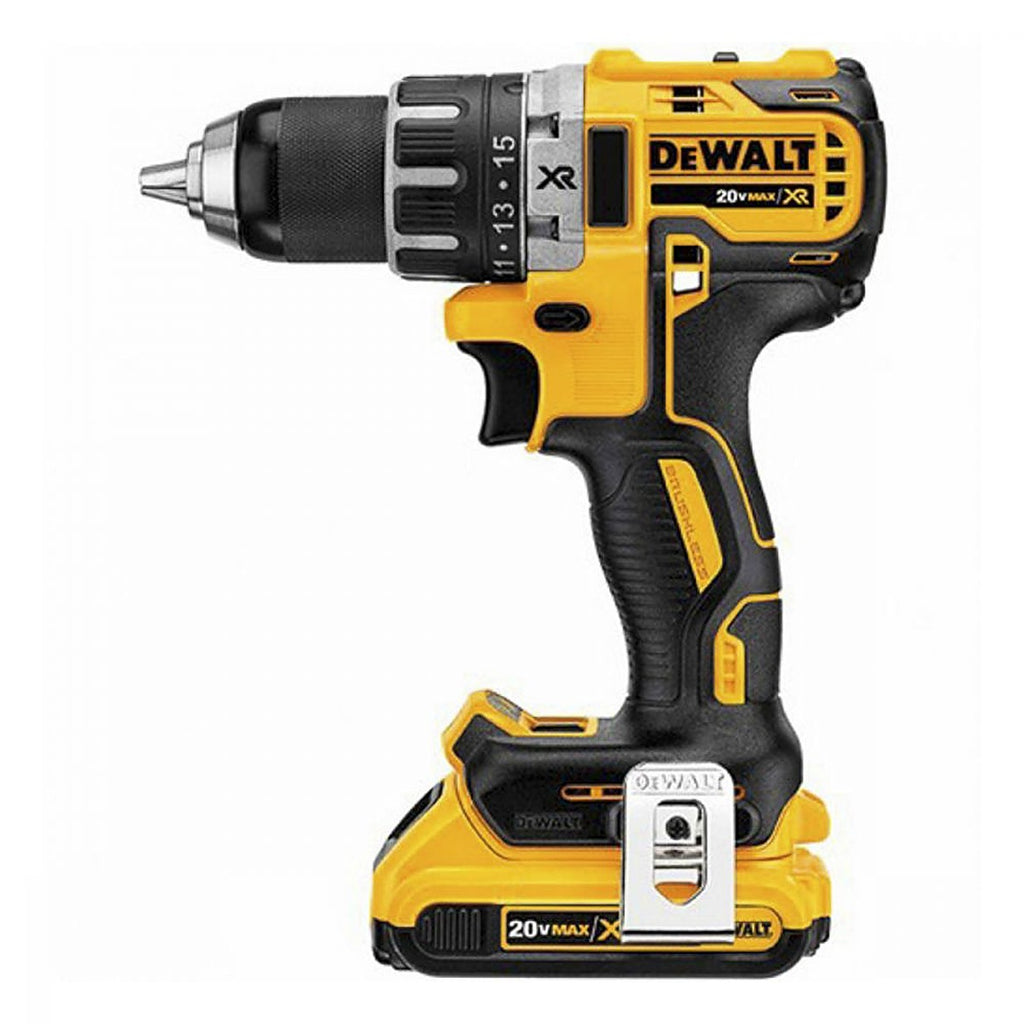 Taladro Atornillador Inalámbrico 1/2” 20v 2vr 550-2000 rpm 70nm Xr Ion de Litio sin carbones con 2 Baterías Cargador + Caja