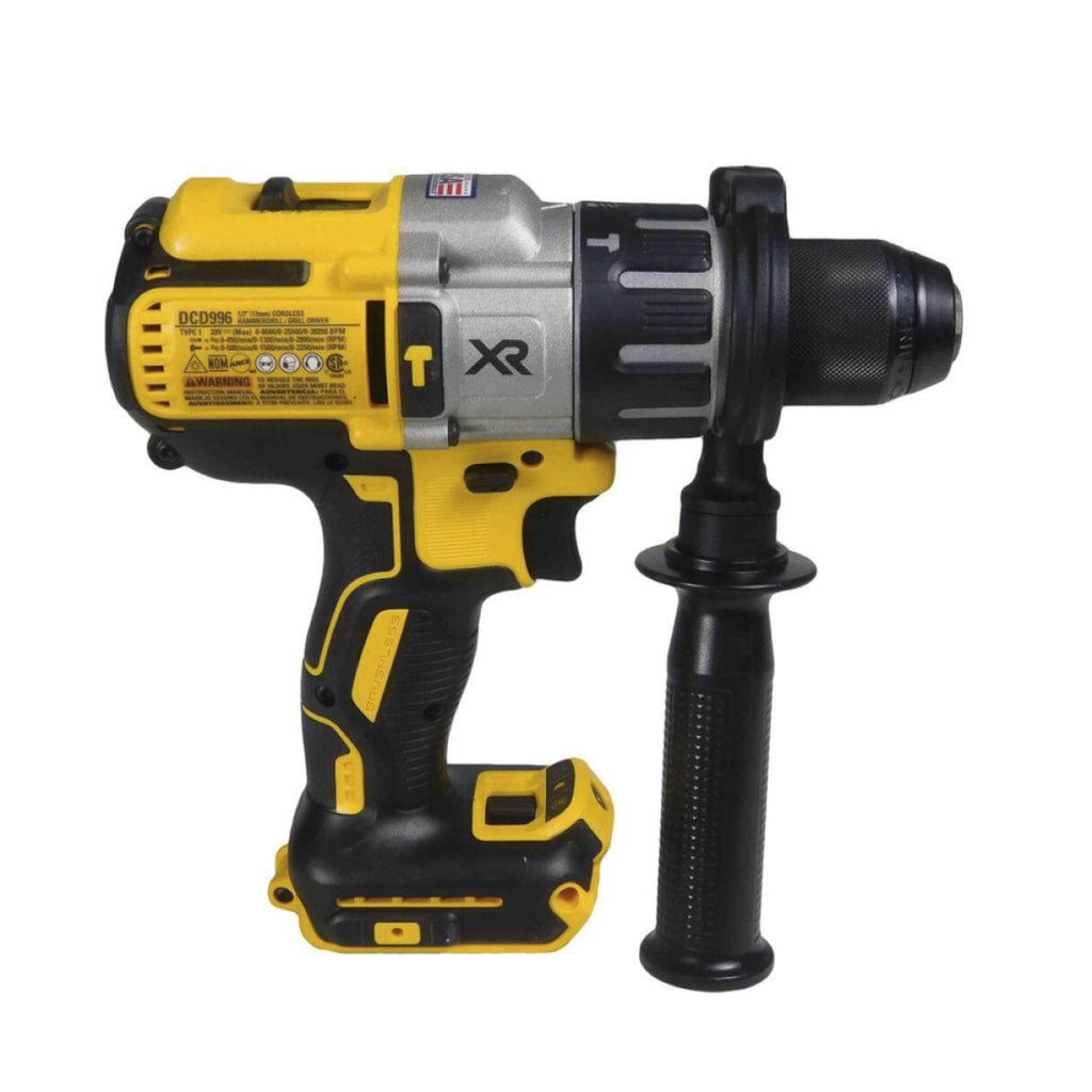 Rotomartillo Inalámbrico 1/2” 20v 3vr 450/1300/2000 rpm 0-38250 gpm 820uwo 11p Luz Led sin Baterías