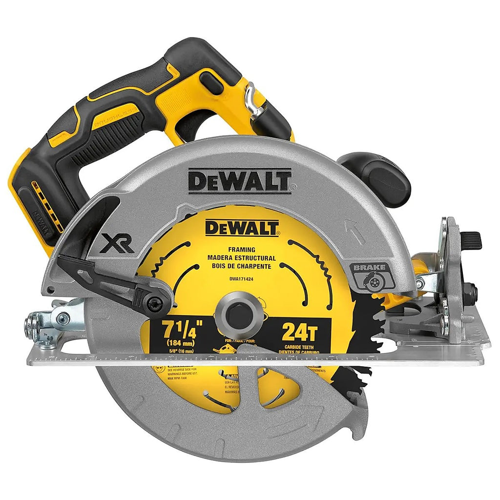 Sierra Circular Inalámbrica 7.1/4” 20v Max 5500 rpm Xr sin carbones sin Baterías Ni Cargador
