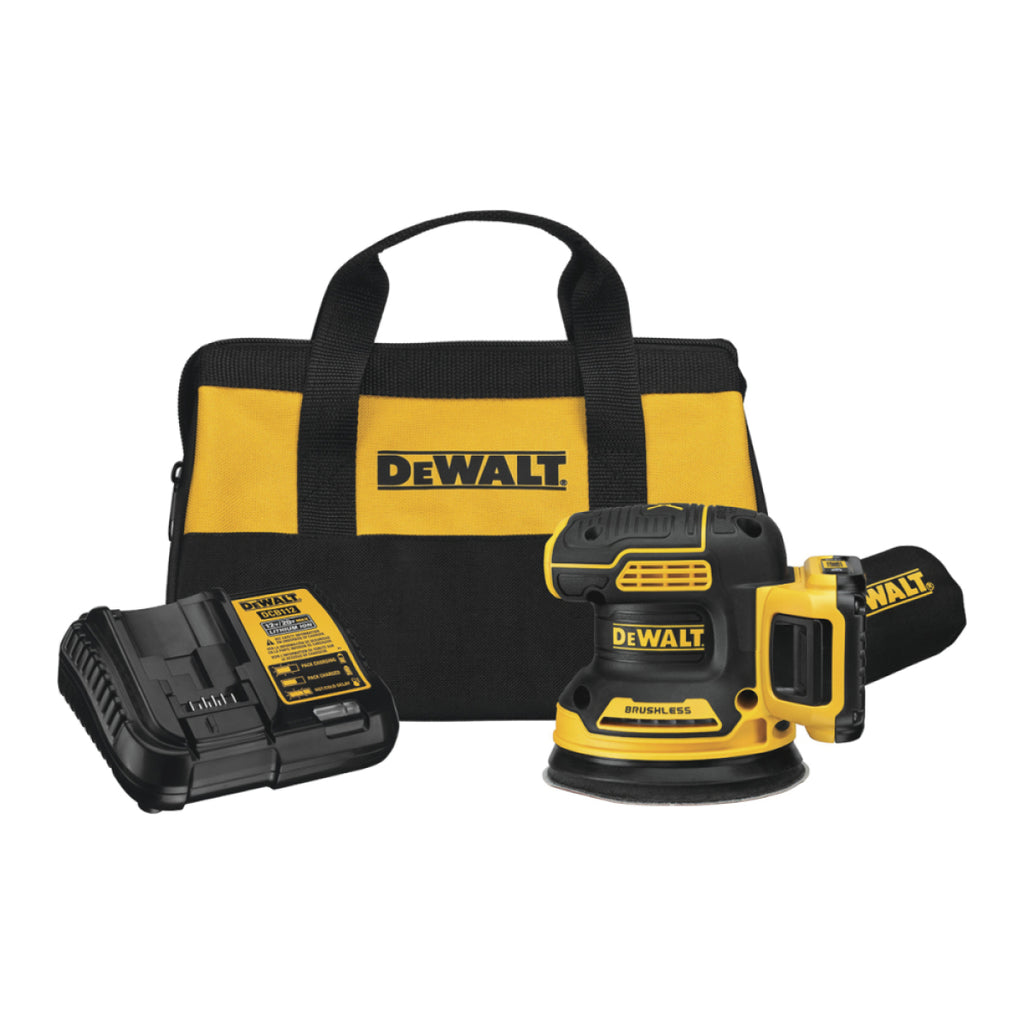 Lijadora Roto-orbital Inalámbrica 20v Max 5” 280w 8000-12000 Opm Batería Cargador Bolsa