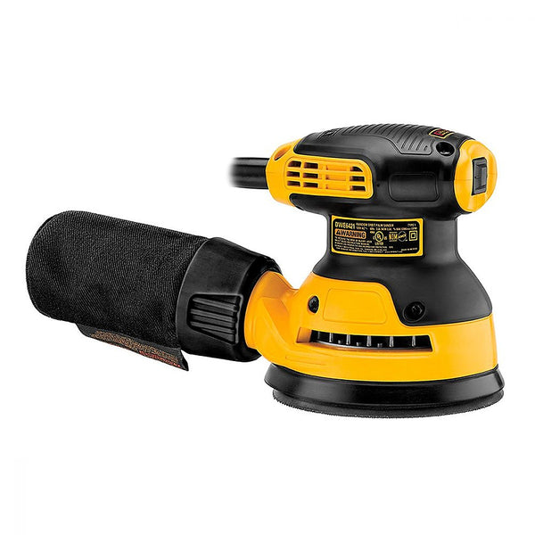 Lijadora Roto-orbital 5” 280w 12000 Opm con Bolsa Recolectora de Polvo