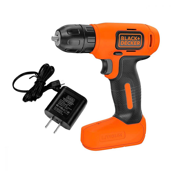 Taladro Atornillador Inalámbrico 3/8” 08v 400 rpm 17 Posiciones Batería Integrada Cargador USB + Maleta + Accesorios