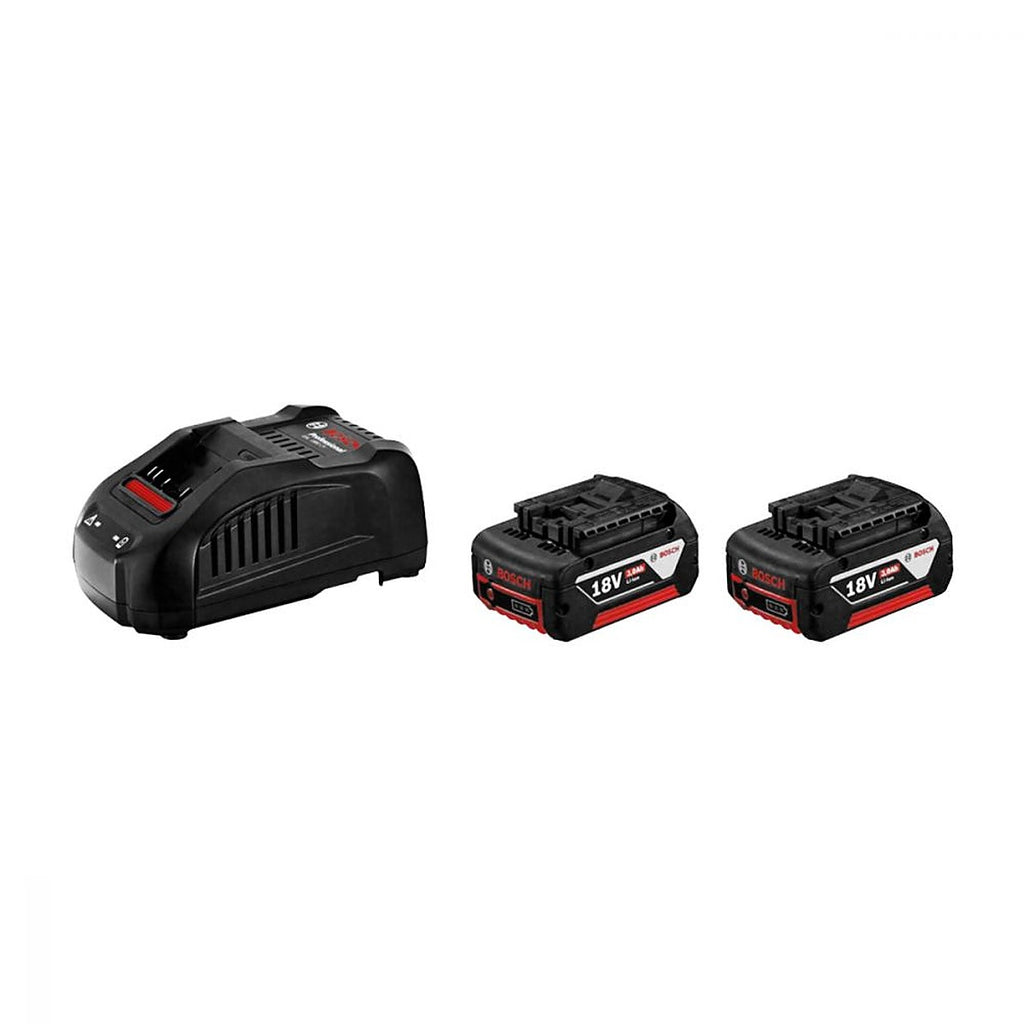 Juego de 2 Baterías de 18v Ion de Litio 3.0ah y Cargador Rápido