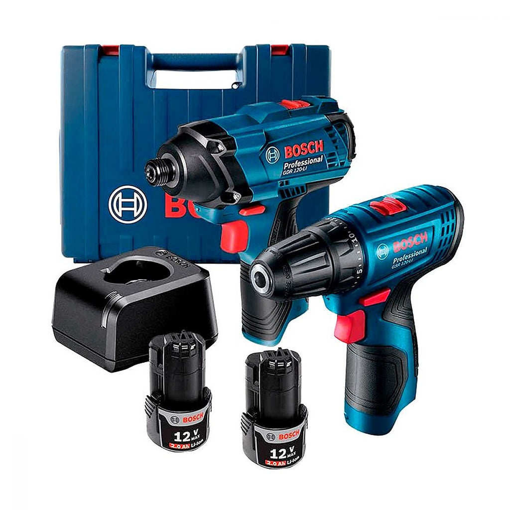 Rotomartillo 3/8” 12v 1500 rpm 22500 gpm + Pistola Impacto 1/4” 12v 3300 rpm