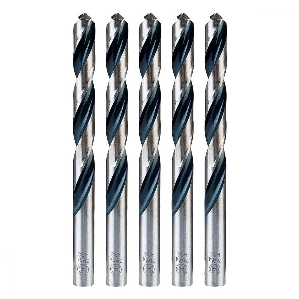 Broca de Zanco Recto Fraccional 31/64” X 5.7/8” A.A.V. Punta 135°