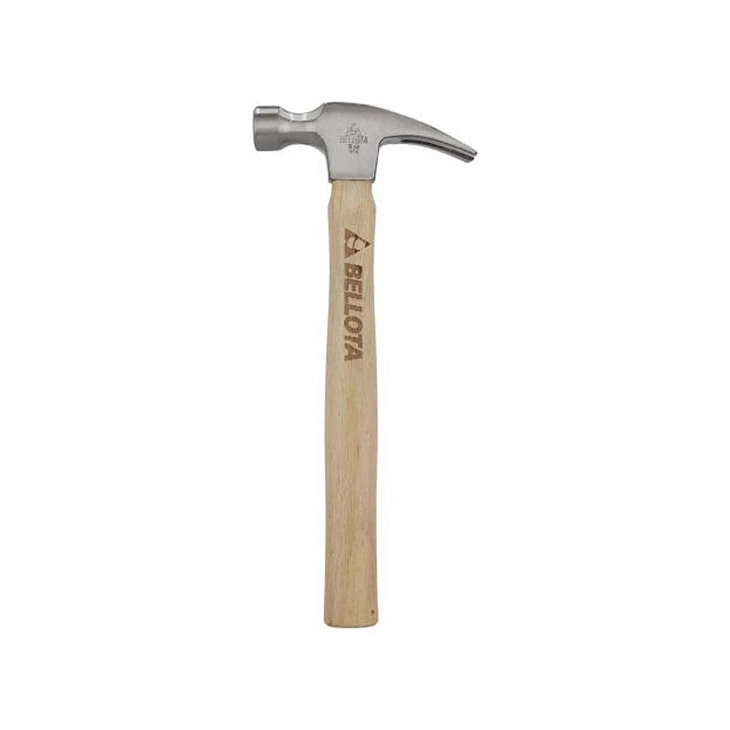 Martillo Octagonal de Uña Curva Mango Madera 16 Oz