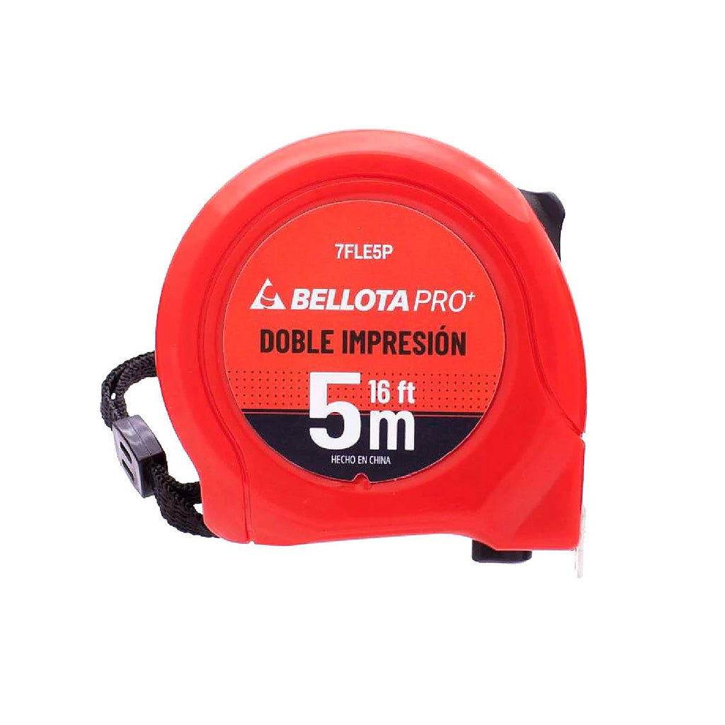 Flexómetro 5mx19 mm Doble Impresión Pro