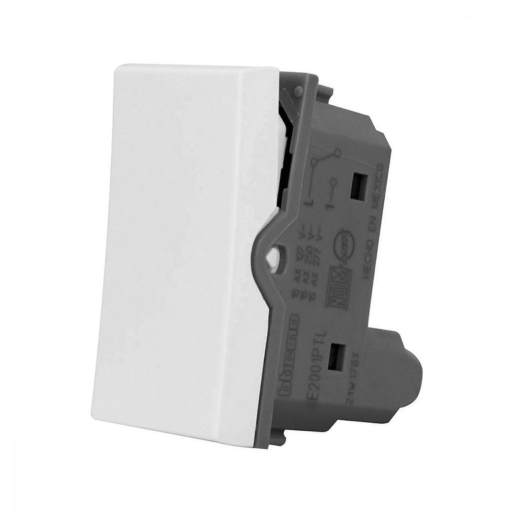 Apagador Eléctrico Sencillo 16ax 127-277v Color Blanco