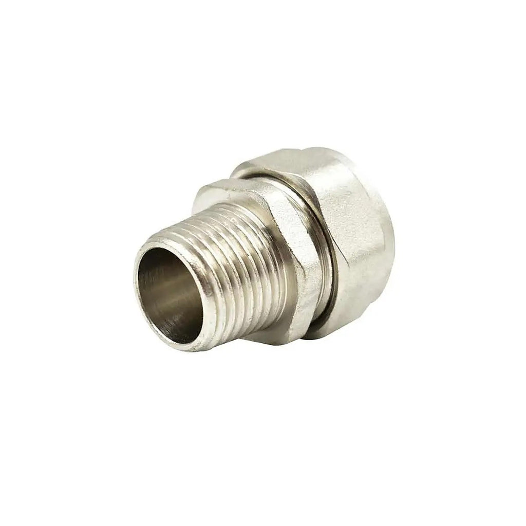 Tubería de Polietileno Reticulado para Gas, Conexión, adaptador Macho 1/2” X 1/2” Mnpt