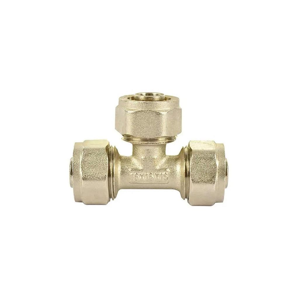 Tubería de Polietileno Reticulado para Gas, Conexión, conexión Tee 3/8”