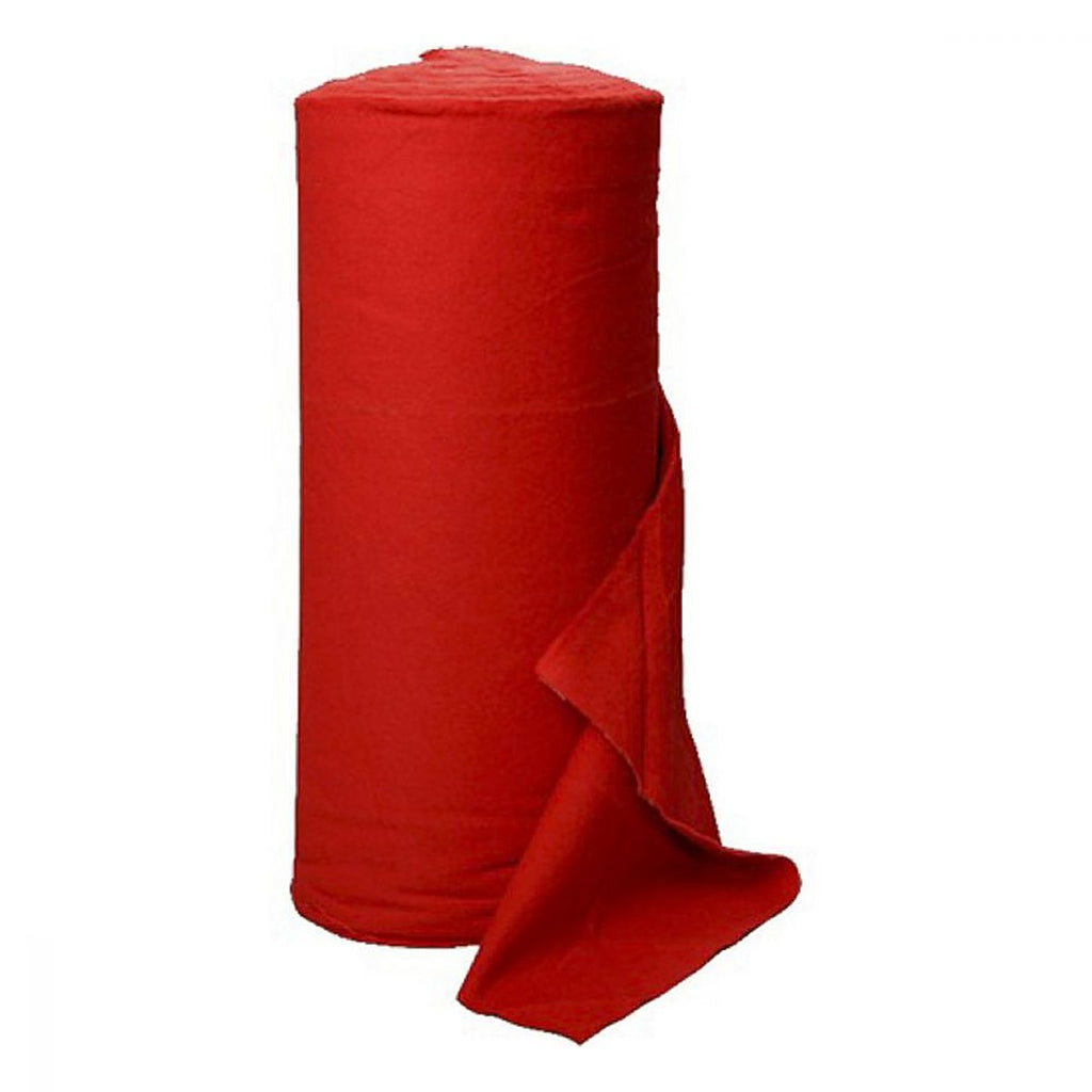 Franela Roja 50 cmx50 mt Ancho