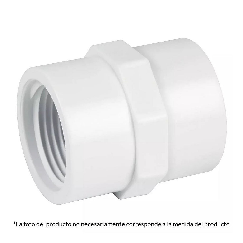 Adaptador Hembra PVC Cedula 40 1”