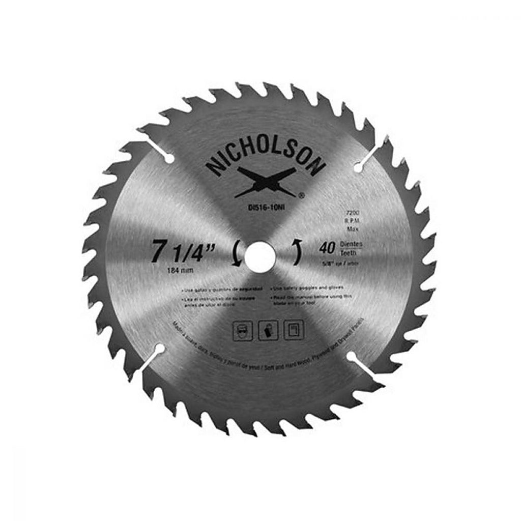 Disco Sierra Circular 7.1/4” 40dt