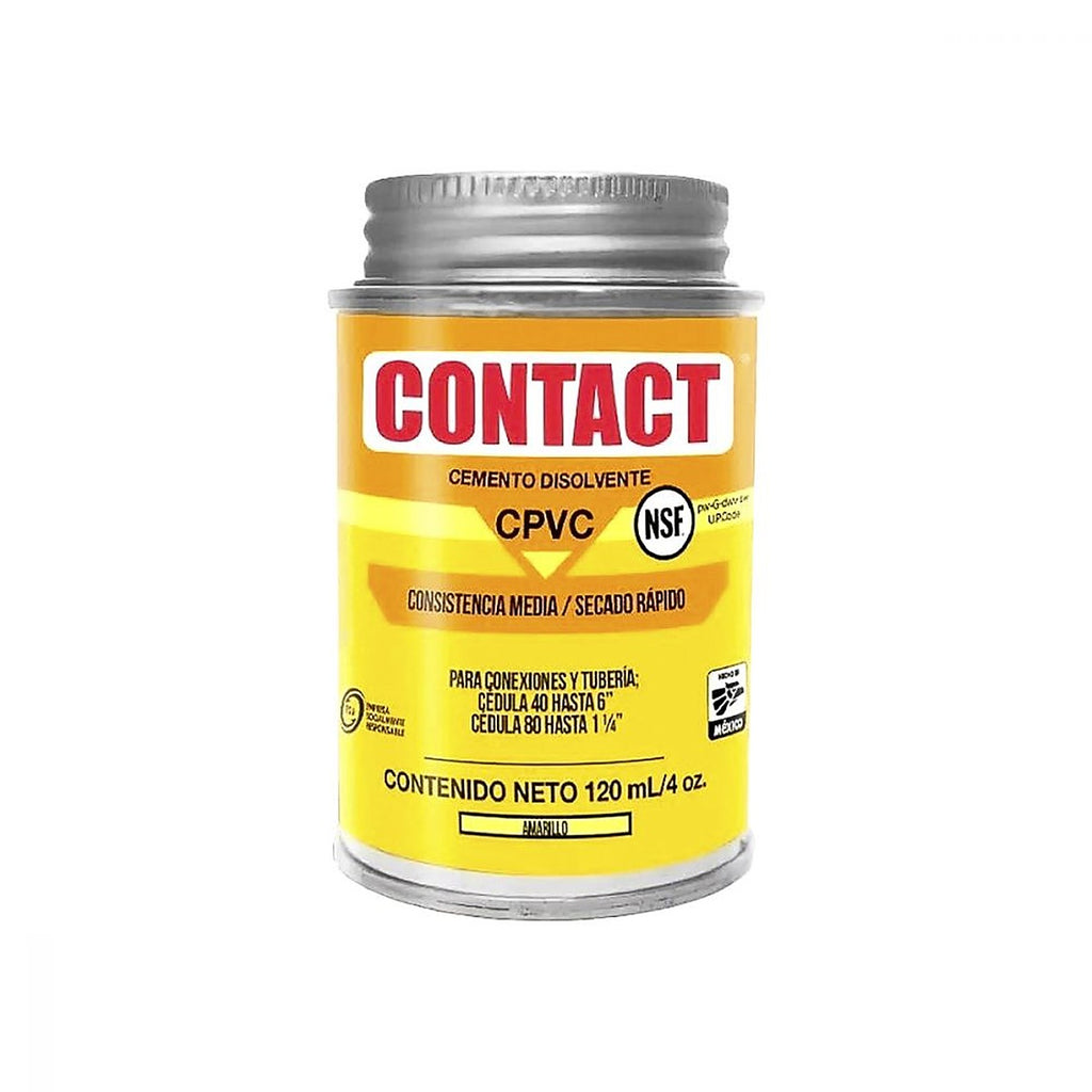 Cemento para CPVC Amarillo 120 ml