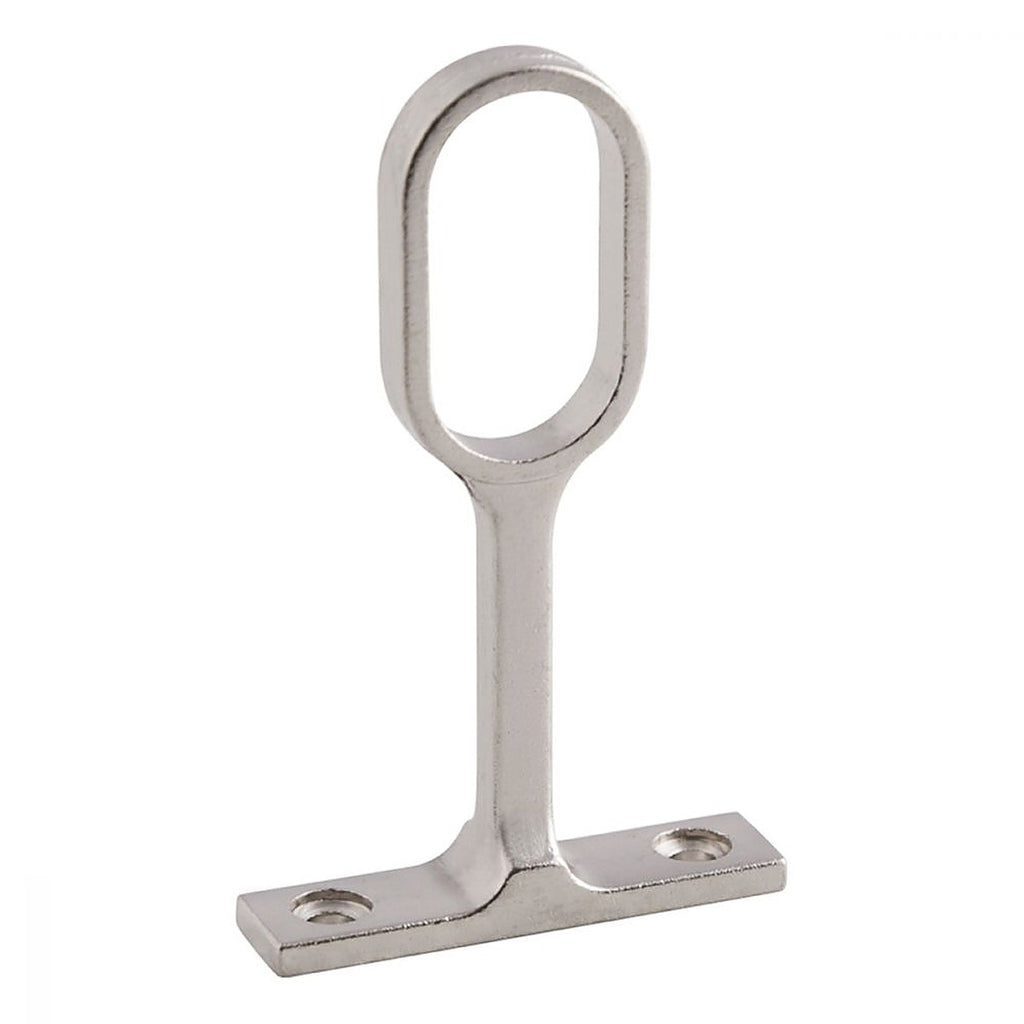 Soporte para Tubo para Closet Ovalado sin Tornillos Níquel