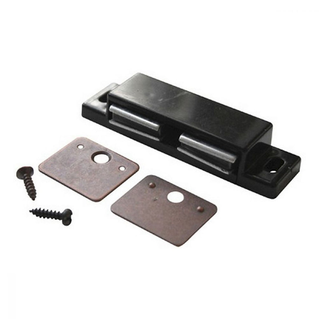 Broche Magnético Doble Fijo con Tornillos Café