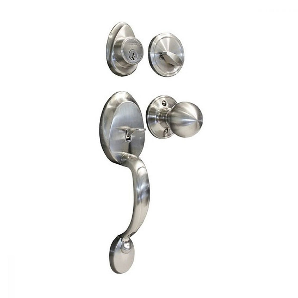 Cerradura de Gatillo Llave/llave Níquel Satinado Dalton