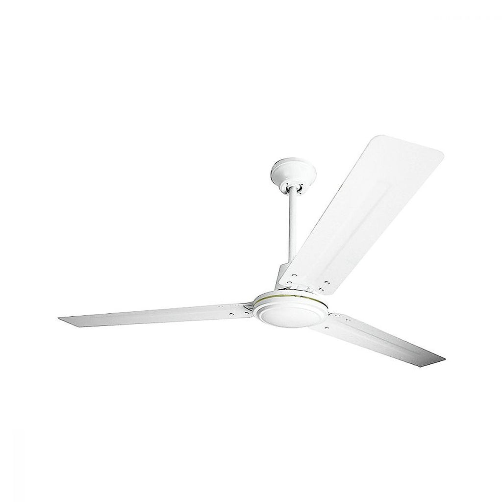 Ventilador para Techo Industrial 56” 5 Velocidades 3 Aspas con Control de Pared Blanco - D1 7755