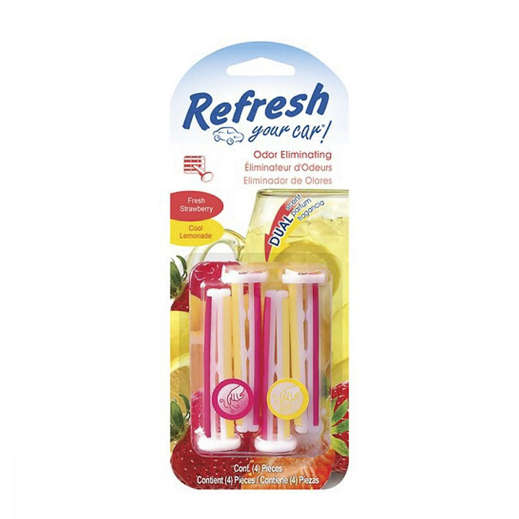 Aromatizante Ambiental para Auto Aromas Fresh Strawberry/cool Lemonade Vent Sticks