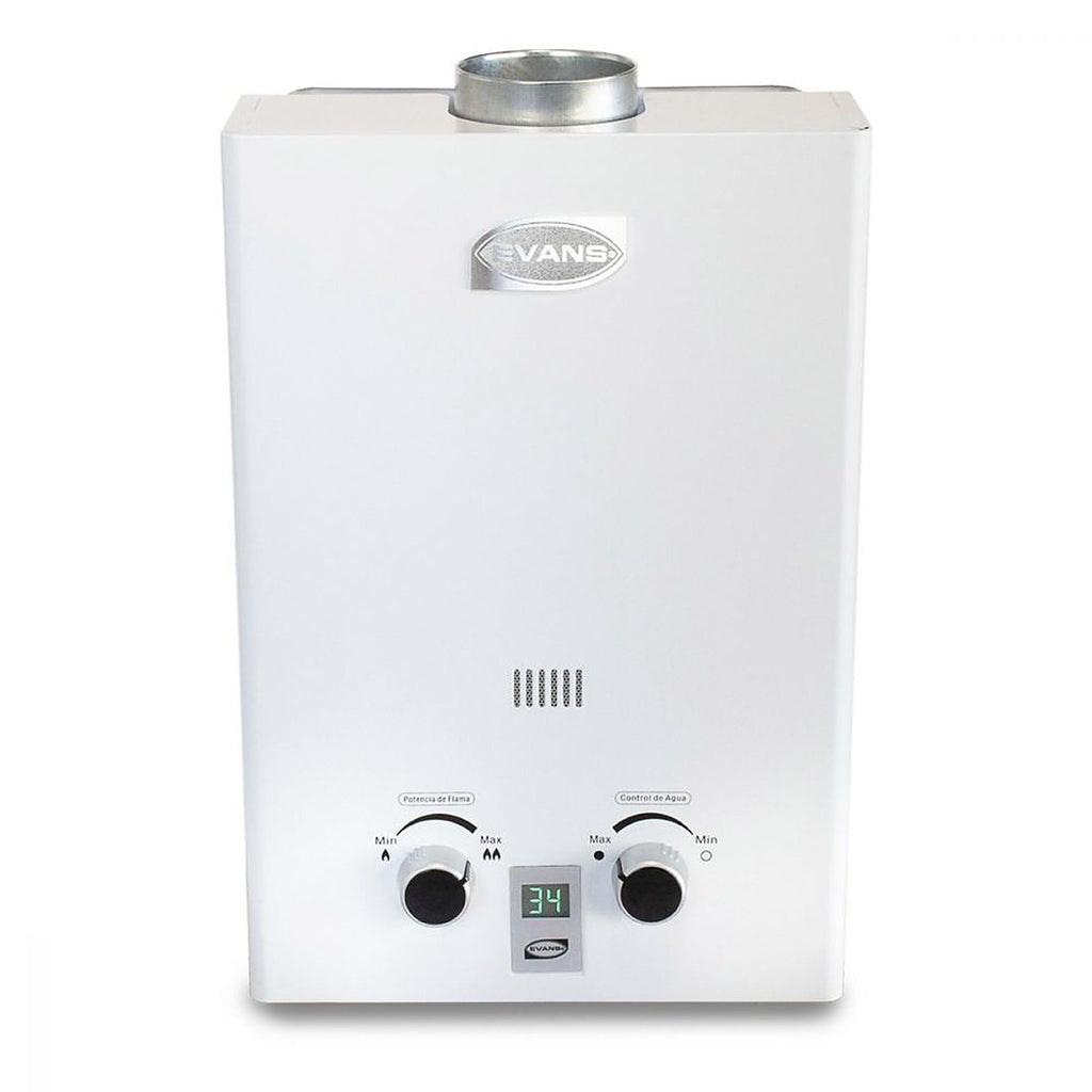Calentador Instantáneo 8 lt Encendido Automático Gas Lp con Visor de Temperatura