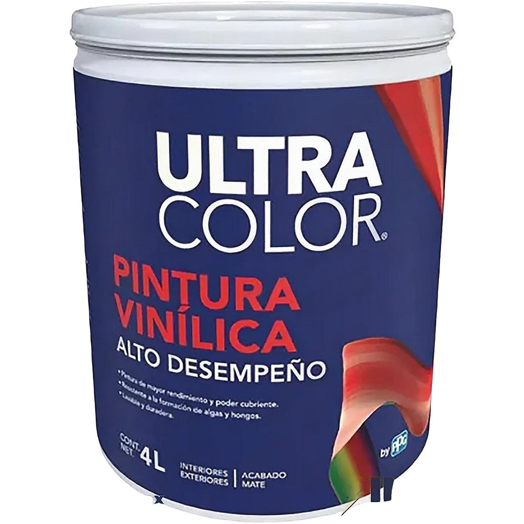 Pintura Vinílica Acrílica 4 lt Blanco - E5 438291