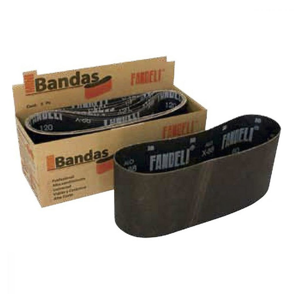 Banda de Lija 4” X 24” Grano 060 para Metal y Metales No Ferroso