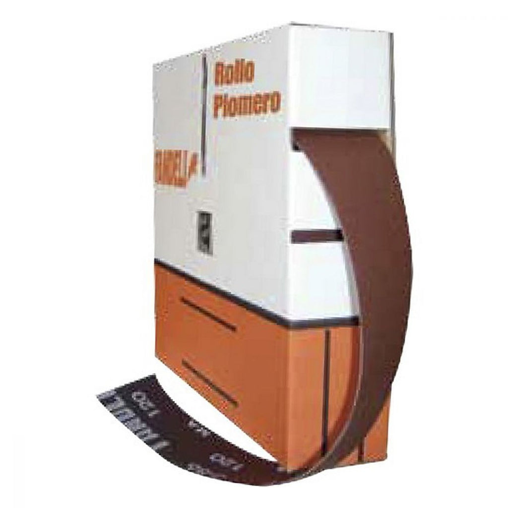 Rollo de Lija para Plomero G120 1”x45.72 mt