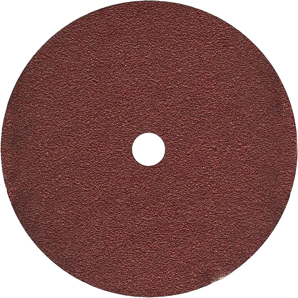 Disco de Fibra 5”x7/8” Grano 120 para Desbaste y Pulido de Metal Ferroso y No Ferroso