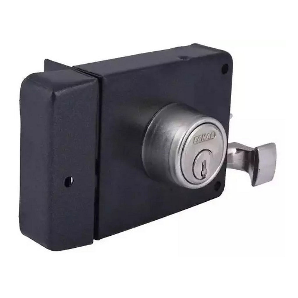 Cerradura de Sobreponer Der Clásica Gris - F5 170PGOD