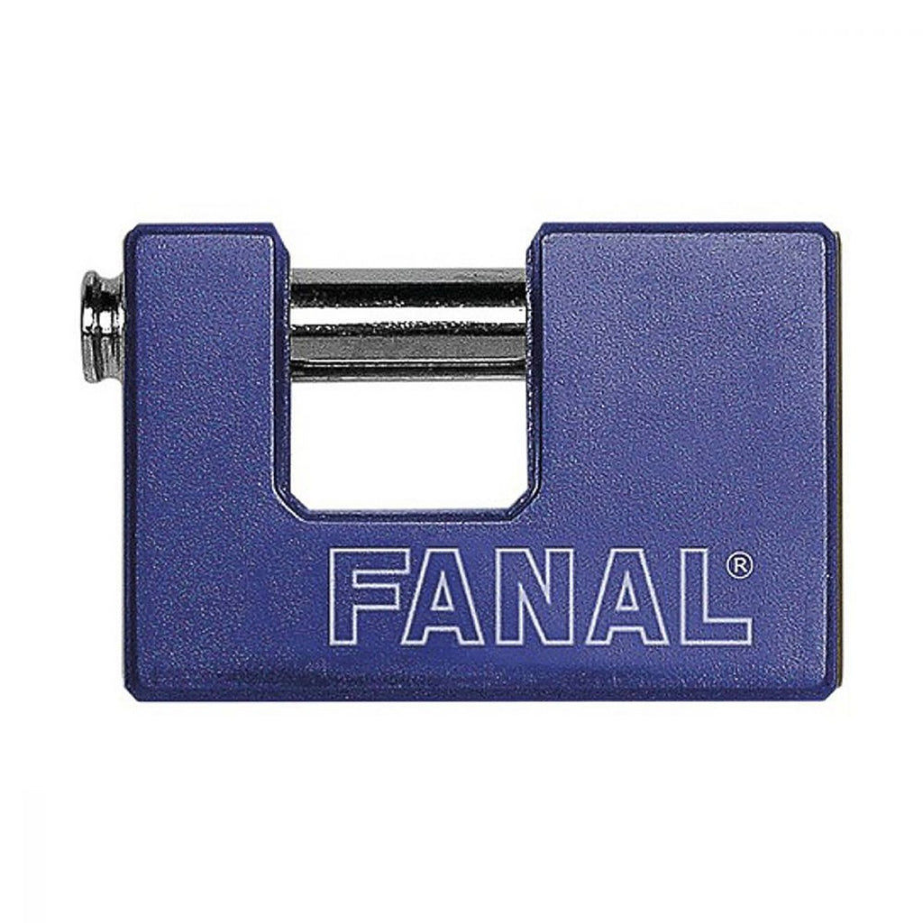 Candado para Cortina Metálico 75 mm Azul