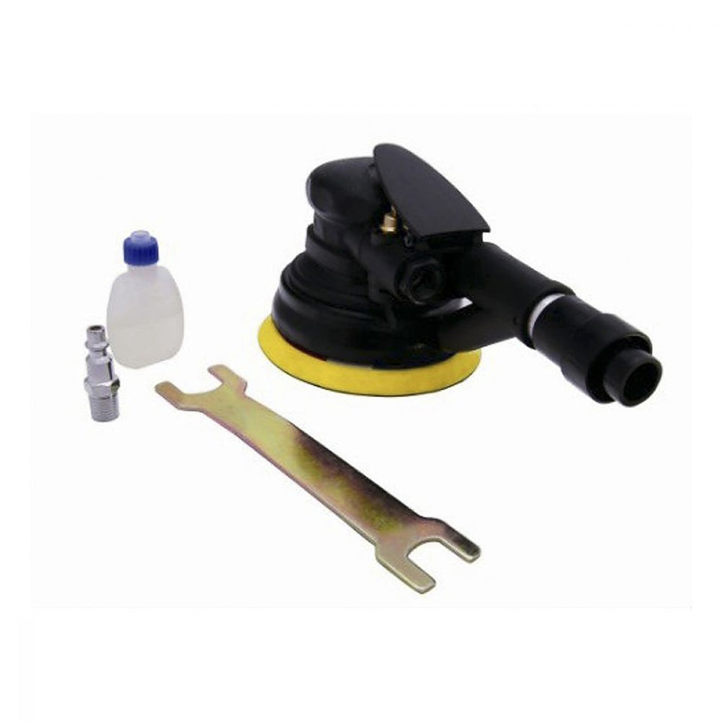 Lijadora Roto-orbital Neumática 5” con Extractor de Polvo