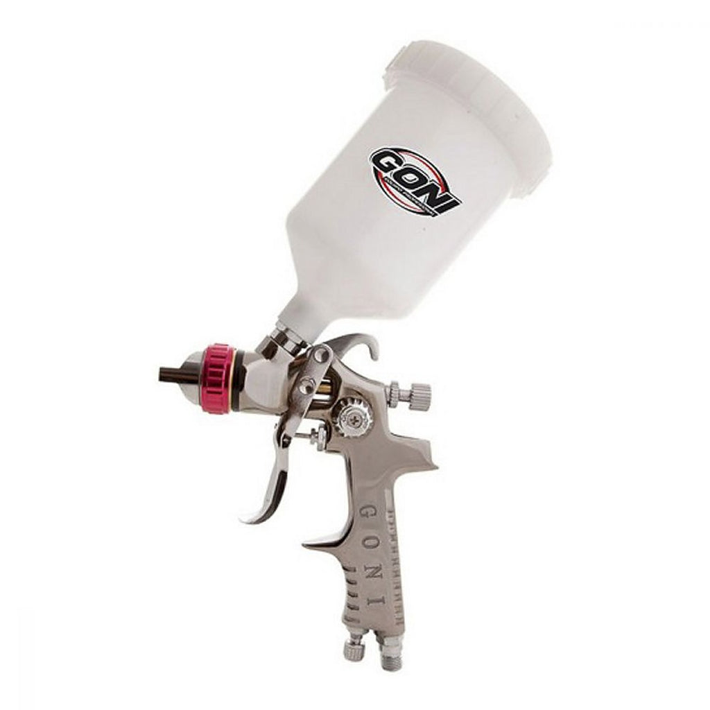 Pistola para Pintar de Gravedad Vaso Plástico 600 ml Material mayor Viscosidad