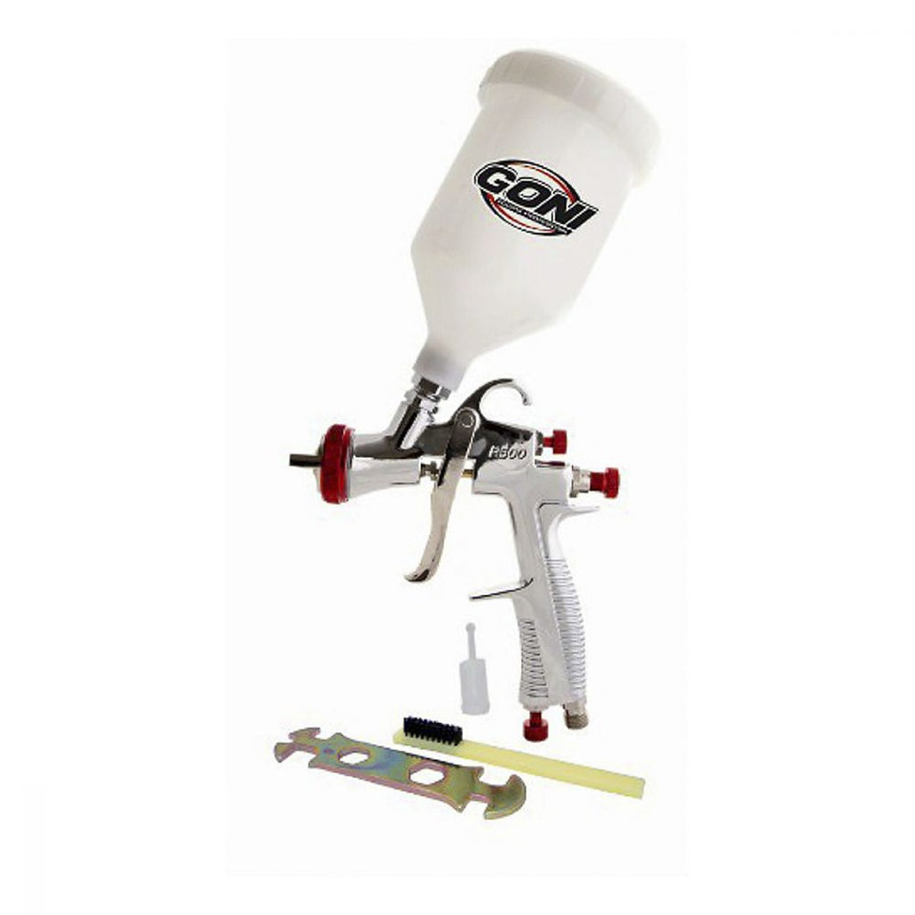 Pistola para Pintar de Gravedad para Pinturas Vinílicas Vaso Plástico 600 ml LVLP y Boquilla de 2 mm
