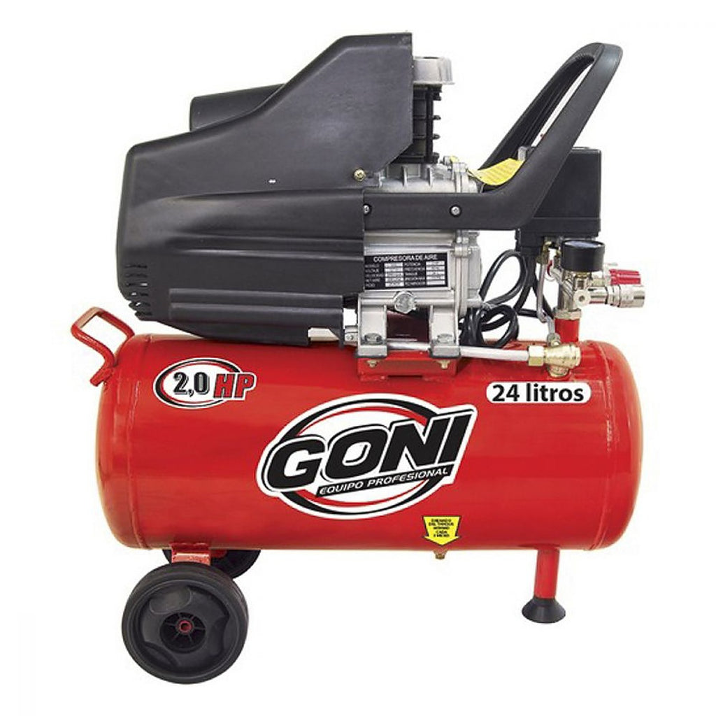 Compresor Motor Lubricado 120v 3450 rpm 2.0 HP 24 lt Horizontal