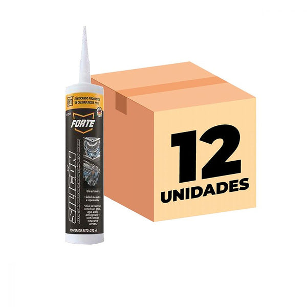 Silicón Automotriz Rtv Alta Temperatura Negro 280ml