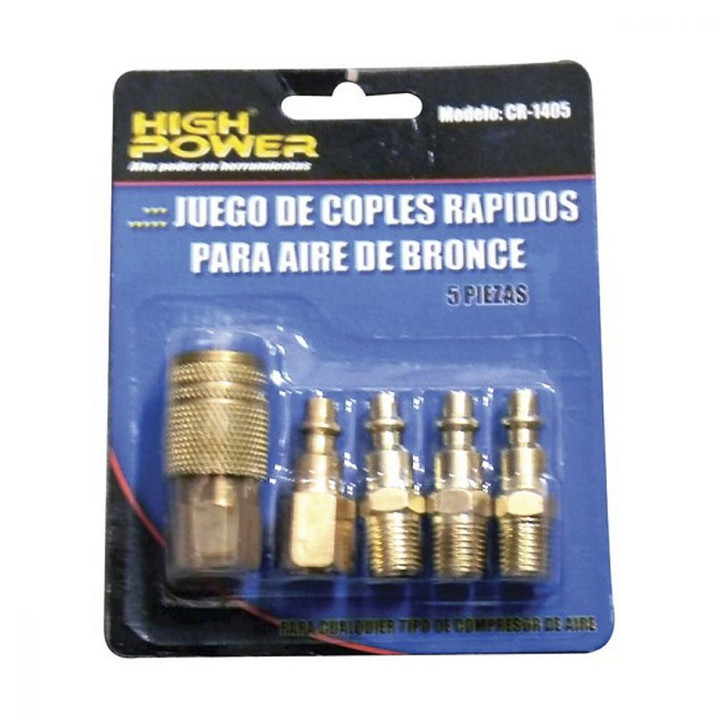 Juego de Coples para Manguera de Aire 1/4”