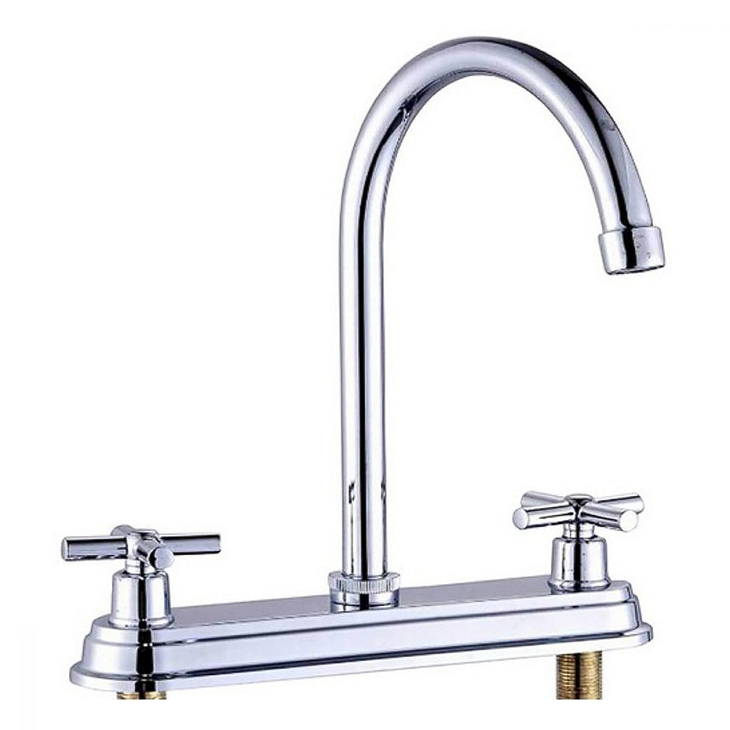 Mezcladora para Fregadero 8” Cuello de Ganso