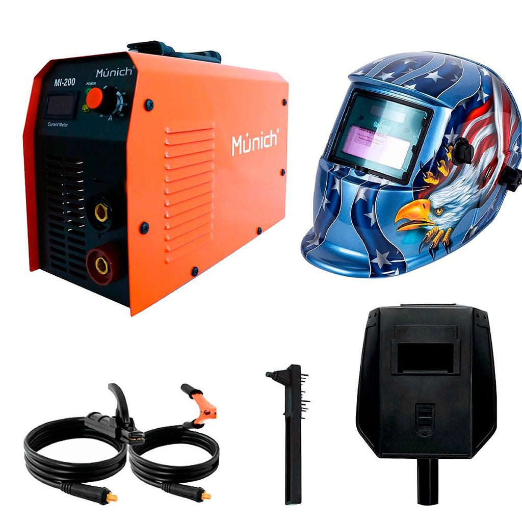 Soldadora para Electrodo Revestido Inverter 010-200 a 120/220v - H5 MI20002