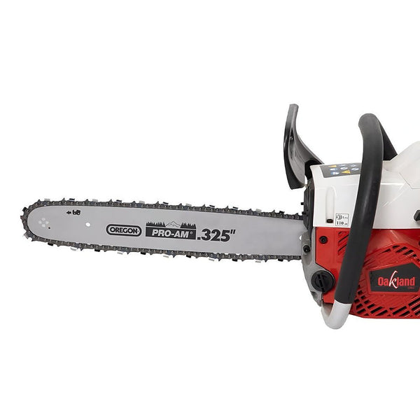 Motosierra a Gasolina 18” 52cc 508 mm 11000 rpm Tanque 0.6 lt 2 Tiempos con Barra y Cadena